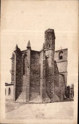Lézignan (Aude) — Abside da Igreja — Cartier Imprimeur