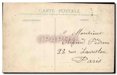 NANCY — Fonte de Amphitrite — Maison des Magasins Réunis, editora, Nancy — Verso