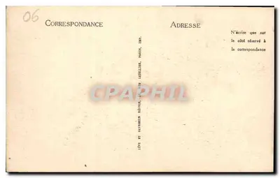 Nice - Ogólny widok z zamku — Éditeur Lévy et Neurbein Réunis, Paris, n° 437 — Rewers