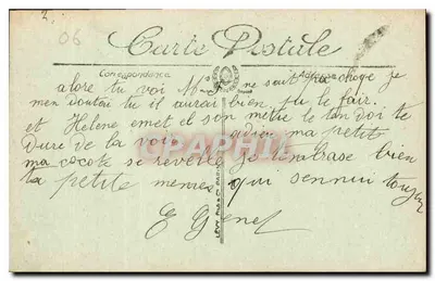 CANNES — Widok na Estérel — LL. — N° 181 — Rewers
