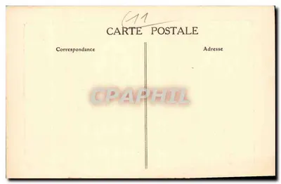 Stad Carcassonne — Ensemble van Fortificaties — Westkant — E. Roudière, uitgever — Achterkant