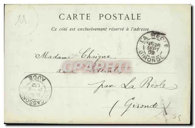 Porta de Narbonne — Carcassonne — ND Plof — Verso