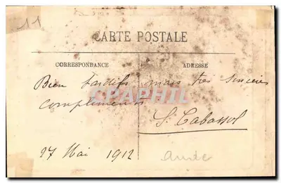 Cité de Carcassonne — Le Côté Sud-Est — éditeur LL — Verso