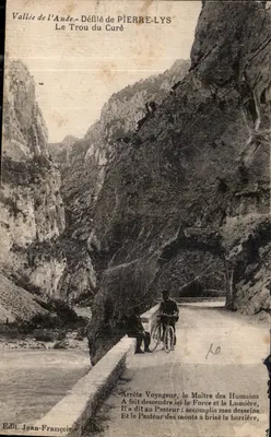 Vale do Aude - Desfiladeiro de Pierre-Lys — O Buraco do Padre — Edit. Jean-François, Cunha