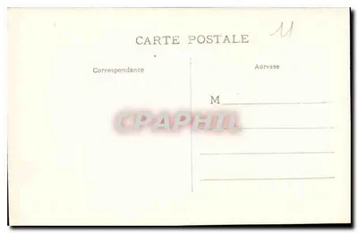 De stad Carcassonne - Bisdomstoren — onbekende uitgever, serie-nummer niet zichtbaar — Achterkant