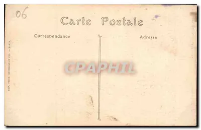 NICE (Alpes-Maritimes) — Het Paleis van de Dijk-Promenade — ND. Fot. — Achterkant