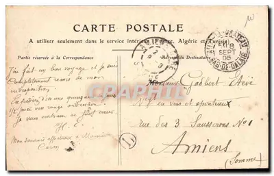 NANCY — Monument Carnot — em memória da visita do presidente Sadi-Carnot, feita em Nancy em 1892. — Verso