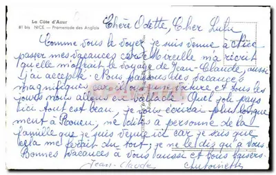 Niza — Promenade des Anglais — La Côte d'Azur, 81 bis — Reverso