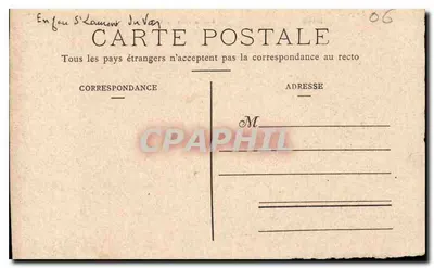 Stary most na rzece Var — Nicea — Au Pays Bleu — Rewers
