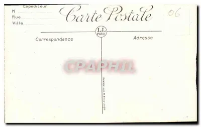 Antibes e a Cadeia dos Alpes — LL — Verso
