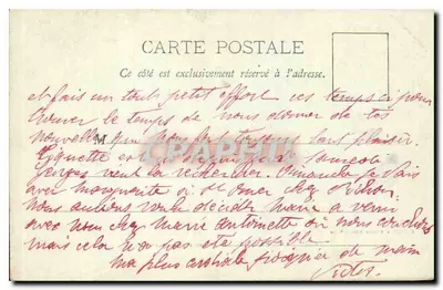 Nancy — Fontanna Amphithite — Fototypie A. Bergéret et Cie — Rewers