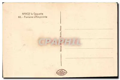 NANCY. Fontaine d'Amphitrite — Roeder, n°60 — Rewers