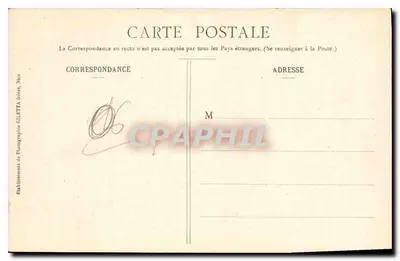 CANNES - Rocas de la Napoule - Montaña del Esterel — Edición Gilletta, fot. Nice, n°408 — Reverso