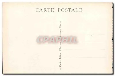 Nice — A Ponte-Promenade e o Monte Boron — Munier, Editor de Arte, Nice — Verso