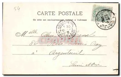 Portał Kościoła Świętego Martyna — Pont-à-Mousson — Librairie Palester, place Duroc, 19 — Rewers