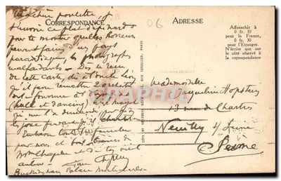 La Côte d'Azur z Lotu Ptaka — widok panoramiczny — Wydawca: L'Éditeur de la Côte d'Azur, nr 29 — Rewers