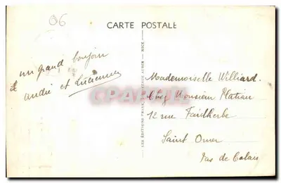 NICE — La Baie degli Angeli — Edizioni Auber, n°41 — Verso