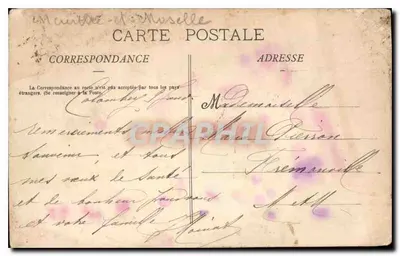 Auboué e Cidades Operárias — Vista Geral — Editor Bazar — Verso