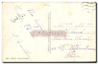 Nice - Widok z powietrza — Rella, n°1098 — Rewers