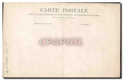 Portrait of a man — circular photo — publisher J. JOUGOLA, Paris — Back