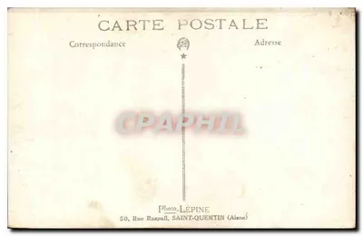 Młoda kobieta — portret studium — Photo-Lépine, Saint-Quentin (Aisne) — Rewers