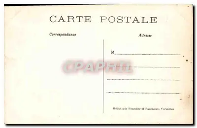 Parque de Versailles — Combate de animais — Héliotypie Bourdier et Faucheux, n°395 — Verso