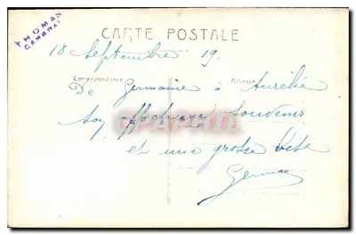 Mulher sentada em um banco — estúdio — Thomas Cambray, n°6 — Verso