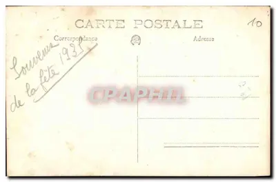 Two children — celebration of the festival 1935 — Louveure — Back