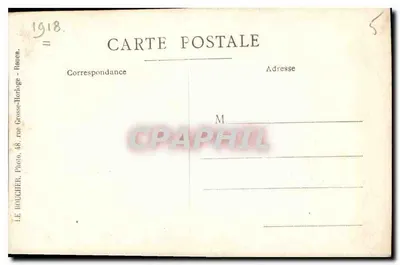 Mulher jovem — estúdio — LE ROUGHER, Grosse-Horloge, 48 — Verso