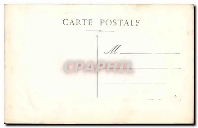 Retrato de homem — Bilhete postal antigo — Verso