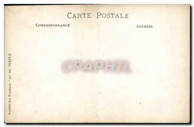Giovane uomo in abito — davanti a un fondo vegetale — Società dei Prodotti 'AS DE TREFLE' — Verso