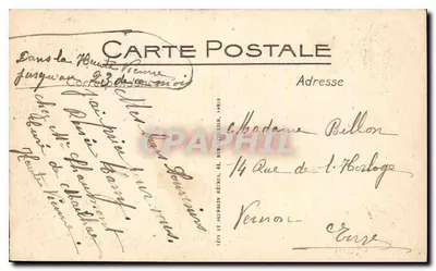Lourdes — A Virgem da Gruta — LL. n° 229 — Verso