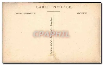 Lourdes — Entrata dell'Esplanade — Edizione Palais du Rocaire — Verso