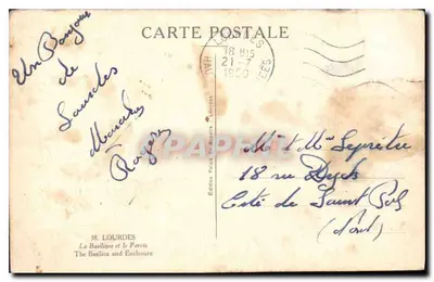 Lourdes — Bazylika i plac — Wydawnictwo Pauls, nr 38 — Rewers