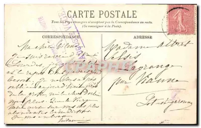 Lourdes — Uitzicht op de Basiliek en de Pyreneeën — LL. — Achterkant