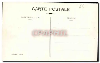 Lourdes - Prima Stazione del Calvario — Edizione F. Viron, n°17 — Verso