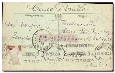 Lourdes — Święty Michał i Bazylika — LL — Rewers