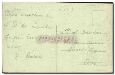 Lourdes - A Basílica, visão aérea — Os Pirineus, n°24 — Verso