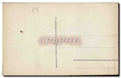 Lourdes - A Basílica e os Pirineus — editor C. Almadienne des Arts Mécaniques, Strasbourg, n° 189 — Verso