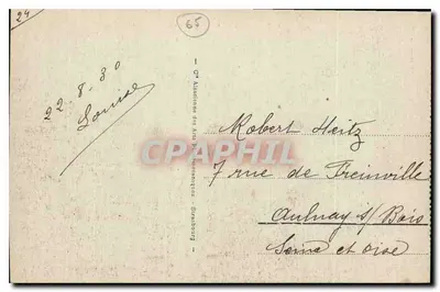 St-Savin - Katedra Piétat i Dolina — wydawca nieznany, n°4 — Rewers