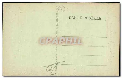 Cauterets — Most Hiszpański — Wydawca: Grand Magasin de l'Hôtel de la Chauffille — Rewers