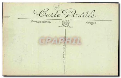 Rio de Pierrepitte em Luz — Tomada d'água de Souloin — Editor: Levvy Frères, Paris — Verso