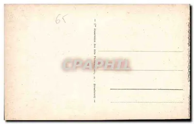 Cauterets - O Ponte da Espanha — editor: Alsaçienne des Arts Photographiques em Strasbourg, n° 59 — Verso