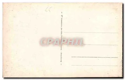 Cauterets - Le Lac de Gaube — éditeur : 1re Aisselonne des Arts Produits — Verso
