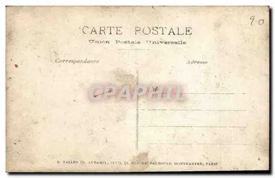 Jongen — studioportret — uitgever M. Faller (H. Aubanel, 42, rue du Faubourg Montmartre, Parijs) — Achterkant