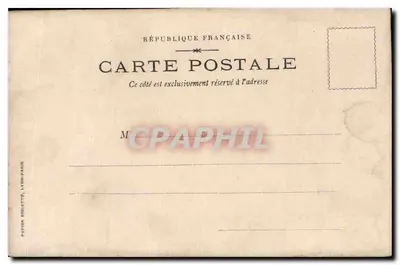 Retrato de um casal — editor Partier Bidelletto, Lyon-Paris — Verso
