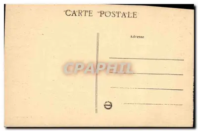 Palácio de Fontainebleau — O Castelo e o Lago das Carpas — Editor: C. L. P. (nº8) — Verso