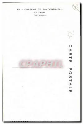 Castello di Fontainebleau — Il Canale — n°47 — Verso