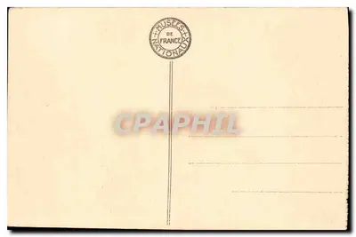 Pałac w Fontainebleau — Fronton i główne wejście — A.L. — Rewers