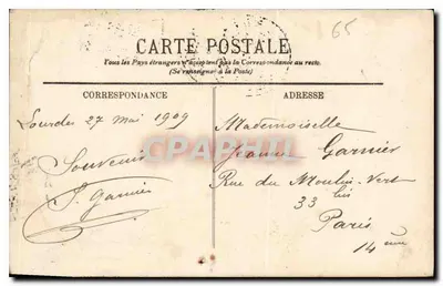 Lourdes — Vista geral — LL. — Verso